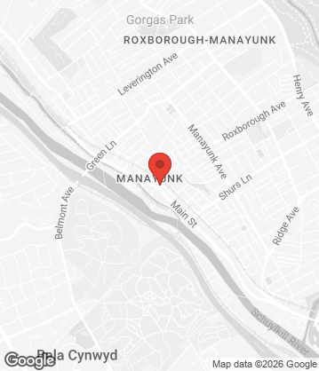 Map of Manayunk - 102 Rector Street Manayunk, PA 19127 